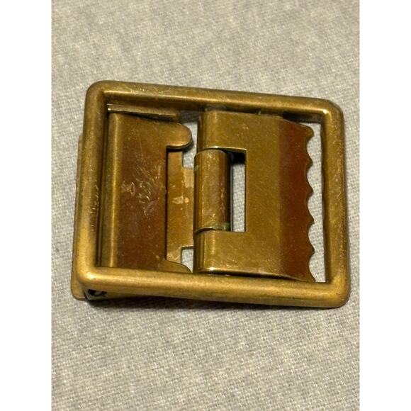 VTG US Military 1970 Vietnam Era Marine Brass Belt Buckle - Picture 5 of 6